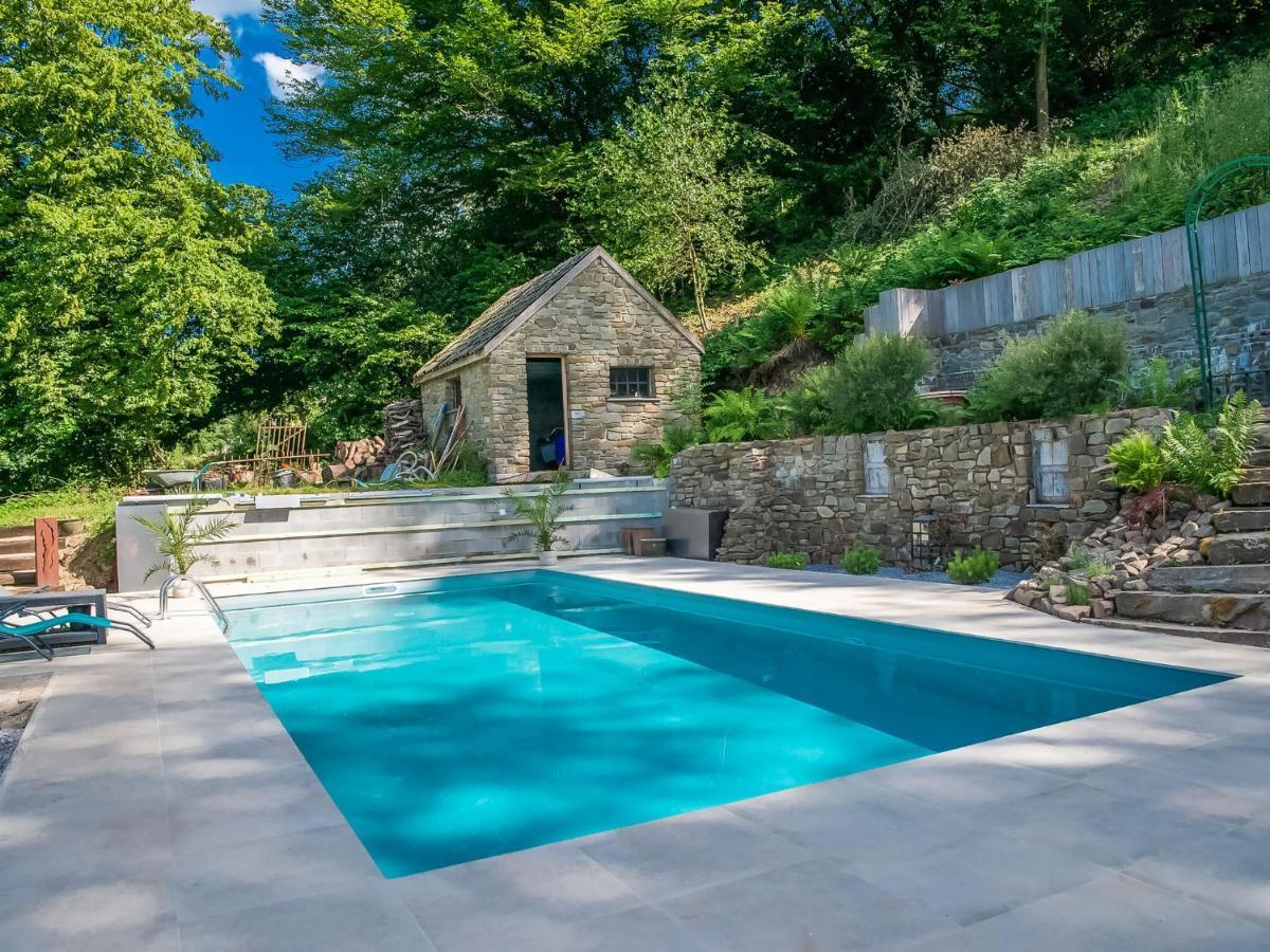 Nice Holiday Home In Nature With Sauna, Hot Tub En Swimming Pool Verviers Bagian luar foto
