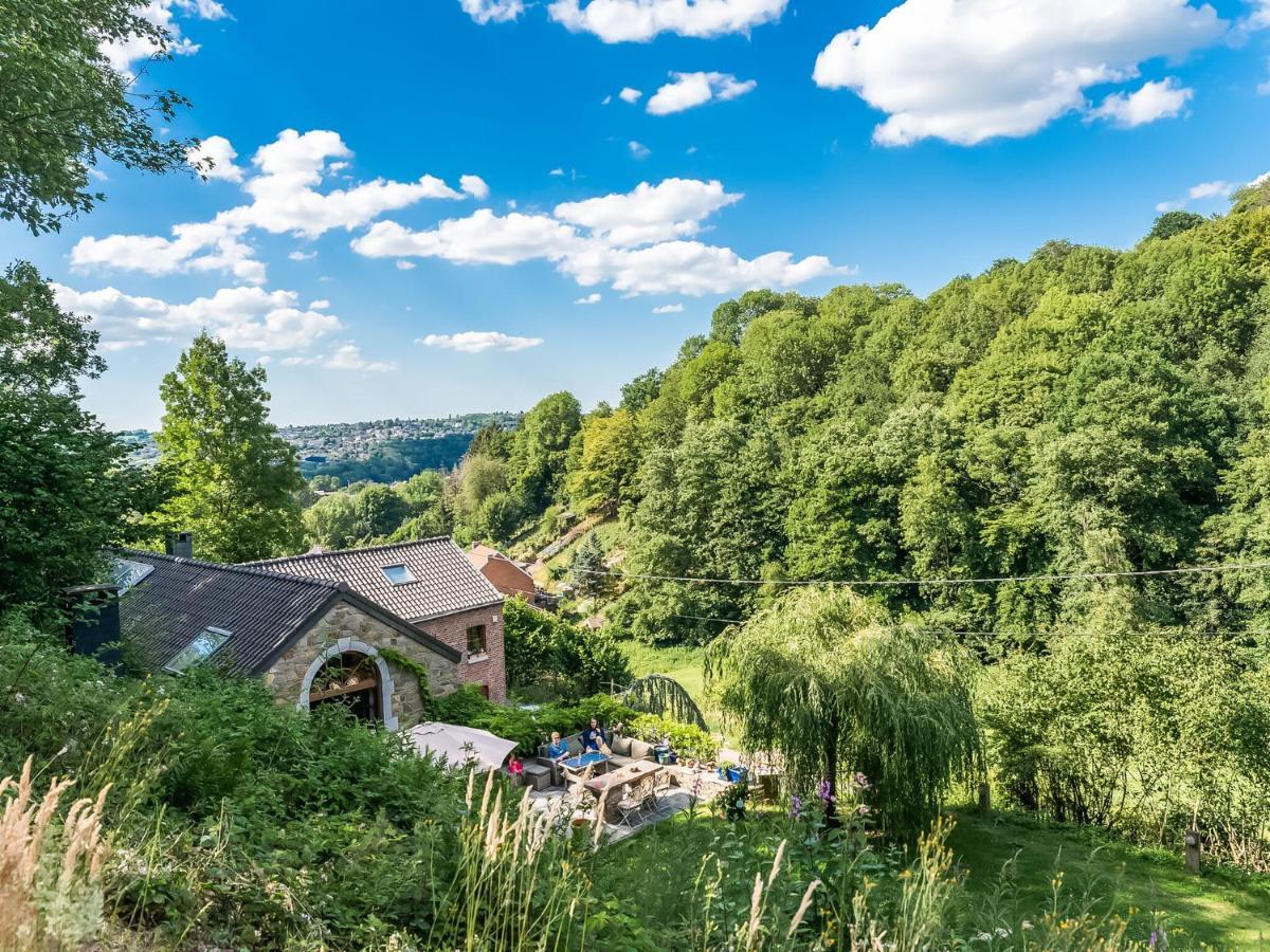 Nice Holiday Home In Nature With Sauna, Hot Tub En Swimming Pool Verviers Bagian luar foto