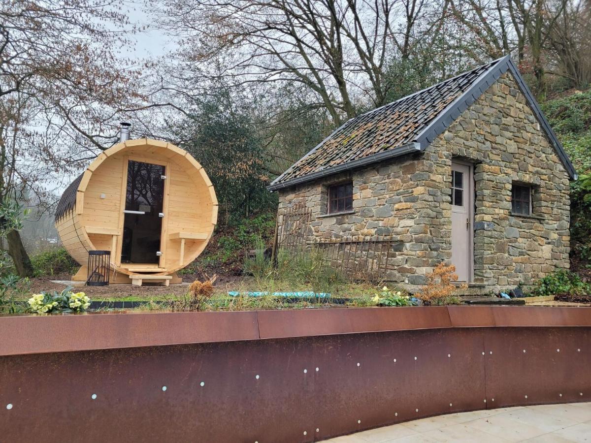Nice Holiday Home In Nature With Sauna, Hot Tub En Swimming Pool Verviers Bagian luar foto
